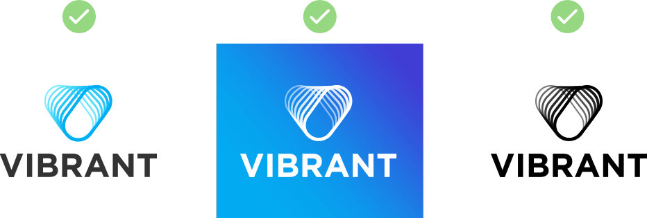 Vibrant Correct Logo Usage